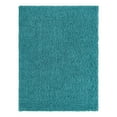 thumbnail image 3 of Unique Loom Solid Shag Collection Area Rug (10' x 13' 1" Rectangle Deep Aqua Blue), 3 of 7