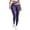 #11 Purple 【Mix, Match & Rotate: Stock Up on Daily Colors】, variant on Womens Yoga Pants, High Rise Elastic Waist Casual Leggings with Color Block Design, Active Pants for Yoga Workout Training | VerBelle,Beige L
