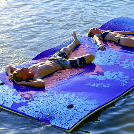 raft swimming lily xpe 6ft 18ft costway flotantes alfombras schwimminsel chilout