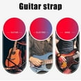thumbnail image 6 of High Strength Guitar Strap Electric Acoustic Bass Strap Suitable for Folk Music Lovers and Stage Performers Present, 6 of 7