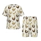 thumbnail image 1 of Balery Chicken Cartoon Conjunto de Pijama Infantil de Manga Corta con Estampado – Ropa de Dormir de Algodón Suave-X-Large, 1 of 6