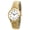 Gold, variant on Original Light Up Dial Watch for Ladies 33mm Case Push Button Glossy Expansion Band - Analog Watch with Glow in The Dark Dial, Ideal for Everyday and Party Wear