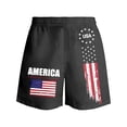 thumbnail image 5 of Boys Beach Shorts Independence Day Holiday Red White Blue Print Kids Swim Trunks Casual Summer Wear Clothes, 5 of 5