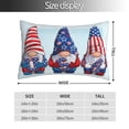 thumbnail image 2 of Yiaed Cute Gnomes in USA1 Print Brushed Microfiber Envelope Pillowcases, Standard,Envelope Closure Pillow Cases(No pillow core)-20"x30", 2 of 6