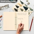 thumbnail image 4 of FORMRS 1-Subject Spiral Notebook 8" x 5" College Ruled 60 Refillable Sheet, 2 Pack, Beige Christmas Trees, 4 of 7