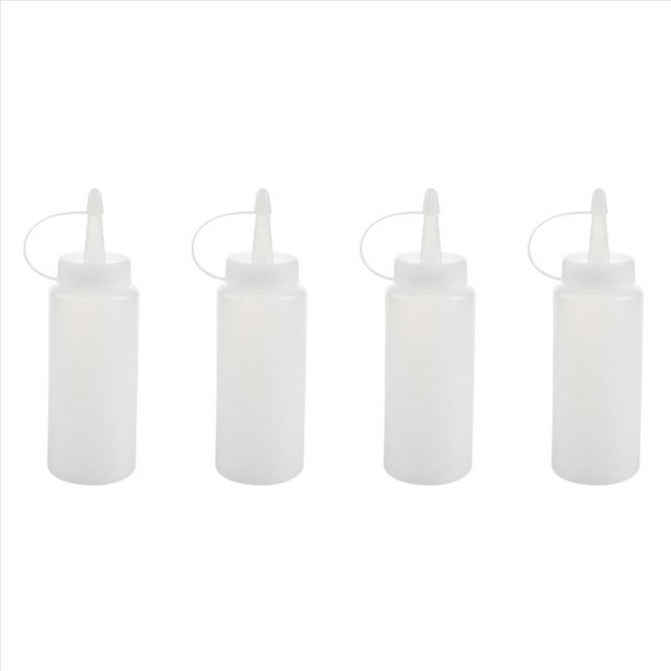 4X Extruidas Condimento Dispensador Salsa de Tomate Salsa de Mostaza 6Oz