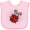 AD-Pink, variant on Inktastic Ladybug Lover Girls Baby Bib
