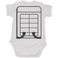 thumbnail image 2 of Old Glory Halloween Astronaut Costume White In Space EVA Suit Soft Short Sleeve Baby One Piece, 2 of 4