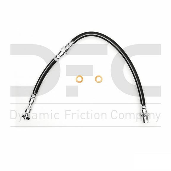 Front Dynamic Friction Company Brake Line Hose 350-76025 For 1987-1990 Toyota Tercel