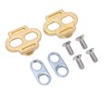 thumbnail image 3 of Bike Pedal Cleats, High Accuracy Bicycle Cleats Corrosion Resistance 1Pair Copper Precise Processing  for Bike, 3 of 8