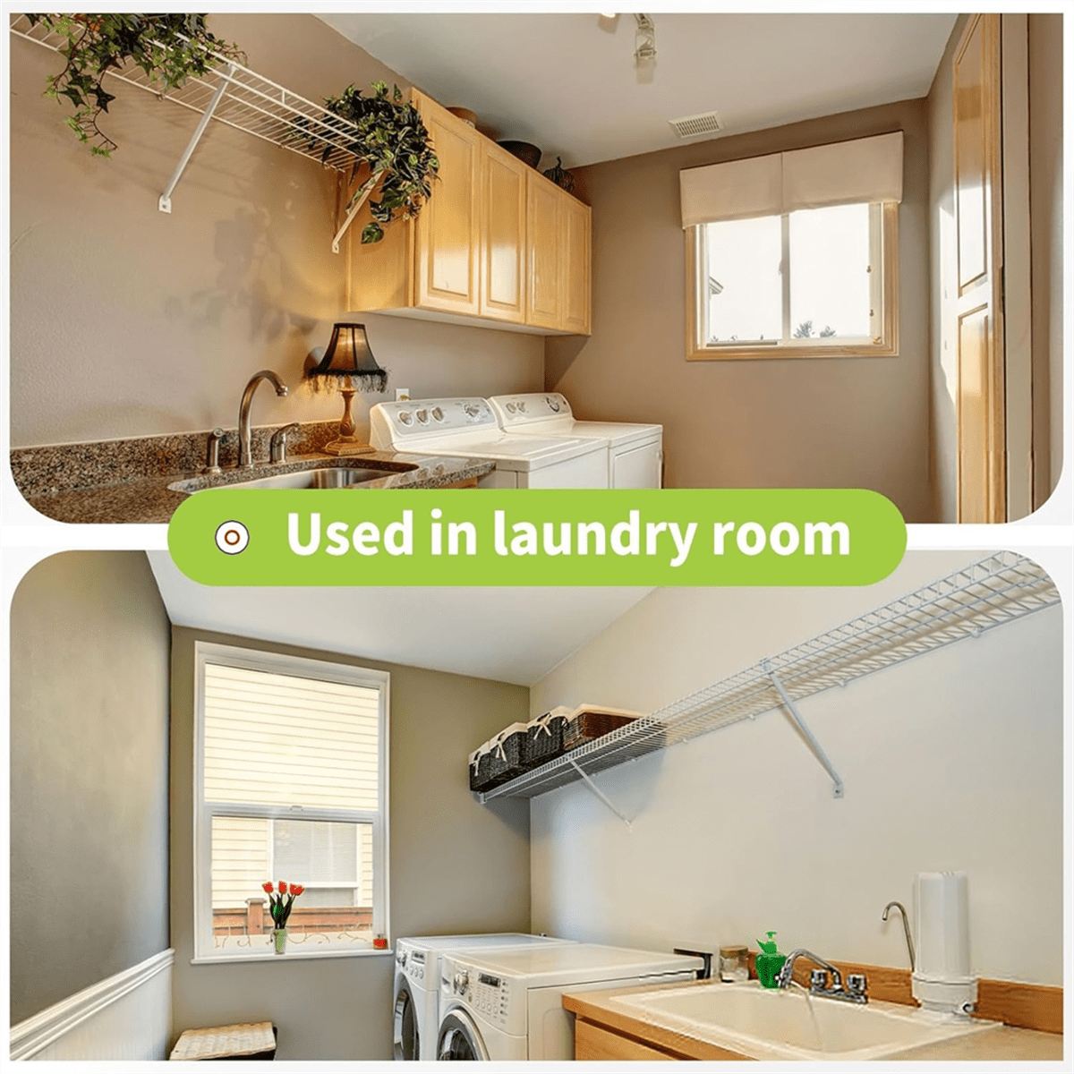 6 * Shelf Brackets-White