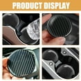thumbnail image 2 of 2 Pcs Cup Holder Coasters Coffee Cup Mat Anti-skid Cup Pad Plastic Drink Coaster Car Coaster Insulation Pads Pvc, 2 of 6