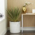 thumbnail image 3 of CosmoLiving by Cosmopolitan 15", 12", 9"H Indoor Outdoor White Porcelain Planter (3 Count), 3 of 11