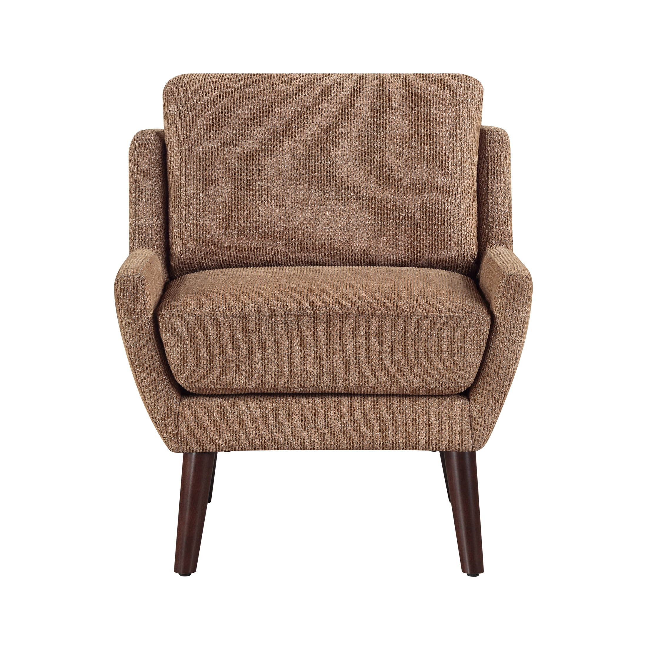 OakvillePark Silverquartz Chenille Accent Chair, Orange