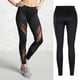 thumbnail image 4 of Sonducket Polainas deportivas de poliéster para mujer con amplia aplicación, polainas de entrenamiento de fitness versátiles y elegantes Prendas para la parte inferior del cuerpo Negro M, 4 of 6