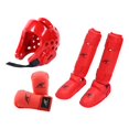 thumbnail image 4 of Set de engranajes de Taekwondo Sparring con calzado Shin Guards para, 4 of 10