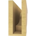 thumbnail image 4 of 4"W x 24"D x 8"H Thin Newport Rough Cedar Woodgrain TimberThane Corbel, Primed Tan, 4 of 6