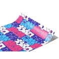 thumbnail image 2 of Rwraps Graffiti Cotton Candy Bubbled Matte Vinyl Film Wrap 59in x 4ft Vinyl Vehicle Car Film Sheet, 2 of 9