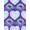 Purple Multi, Pattern 2, variant on ODIKA Dreamy Pink Theme Glittery Starlight Shimmering Motif Non-Slip Chair-Friendly for Dining Room, Large Office, Lounge
