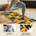 thumbnail image 4 of Boston Terrier Hot Yoga Mat Towel Non Slip for Hot Yoga - Quick-Drying Yoga Mat Cover with 4 Corner Pockets with Travel Bag - Hot Yoga Towel Non Slip Grip Moisture Wicking Sweat 70"x26", 4 of 6
