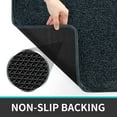 thumbnail image 4 of Tapis d'Entrée Intérieur, Tapis de Porte Antidérapant Doux Lavable en Machine Ultra Absorbant et Résistant Intérieur Ou Extérieur Tapis de Porte avant - 60 x 90cm, Bleu/noir, 4 of 5