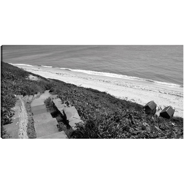 Cuadro Decorativo - Playa de Nantucket Jr Impresión en canvas, estrechado.