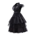 thumbnail image 2 of Girls Dress Set Sleeveless Ruffle Princess Dress Halloween Party Cosplay Costumes 4 Pcs, 2 of 9