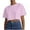 Purple, variant on Tawop Women's Shirts Womens T Shirts Round Neck Short Sleeve Solid Summer Sports Crop Athletic Navel Black L(Us:8)