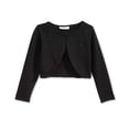 thumbnail image 1 of Bonnie Jean Cardigans Perlés Rosette pour Fille, Noir, 5, 1 of 1