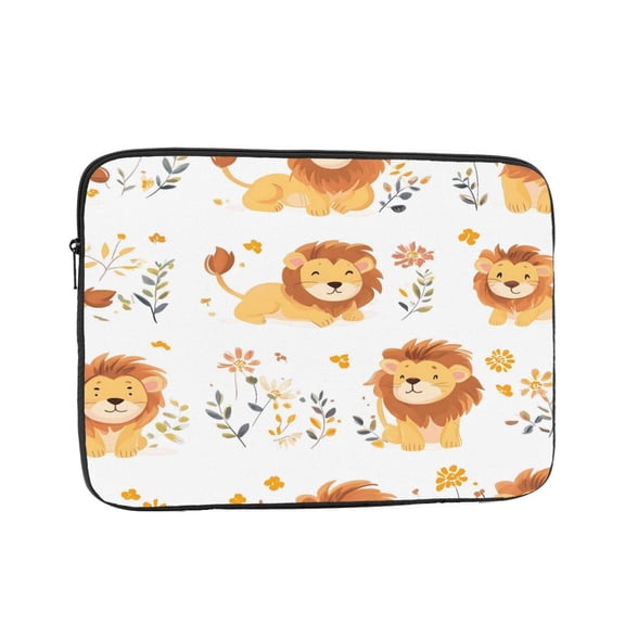 Laptop Case Shockproof Sleeve Water Resistant Computer Bag Fits Tablet Notebook Ultrabook For Travel Office 10 Inch Cute Little Lion