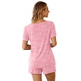 thumbnail image 6 of Anygrew Summer Pajama Sets For Womens Shorts Soft Pj Set 2 Piece Sleepwear With Pockets, 6 of 6