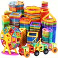 thumbnail image 2 of 119pcs/84pcs Magnetic Building Blocks, Big Size And DIY Magnets Toys, Construction, 2 of 5