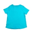 thumbnail image 2 of Eddie Bauer Women's Soft Easy Fit Short Sleeve V Neck Tee (Turquoise, XL), 2 of 2