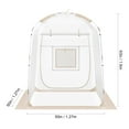 thumbnail image 3 of KFFKFF Solo Sports Pod, Quick Setup Weather-Resistant Shelter, Transparent Outdoor Bubble for Viewing Soccer, Football, Softball Events, Parades, and Fishing Activities, 1-Person Capacity, 3 of 9