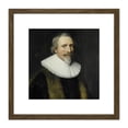 thumbnail image 1 of Van Mierevelt Portrait Of Jacob Cats Painting 8X8 Inch Square Wooden Framed Wall Art Print Picture with Mount, 1 of 4