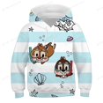 thumbnail image 2 of Sudadera con capucha Kawaii Disney Two Squirrels para mujer, divertida y bonita sudadera con capucha de dibujos animados, sudadera Unisex para mujer, jersey para mujer, sudadera con capucha 110 zhangmengya CONDUJO, 2 of 2