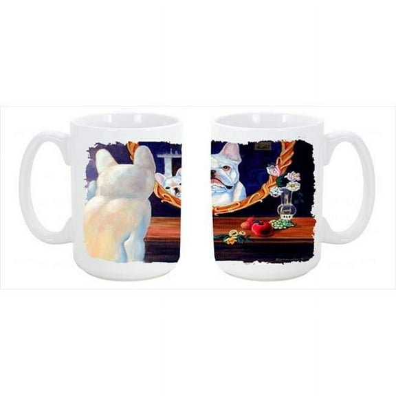 French Bulldog Dishwasher Safe Microwavable Ceramic Coffee Mug 15 oz.