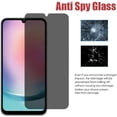 thumbnail image 4 of VIESUP 2Pack Screen Protector Compatible with Samsung Galaxy A24 4G 2023 A245 Privacy Screen Tempered Glass - Anti-spy Anti-Scratch, 4 of 4