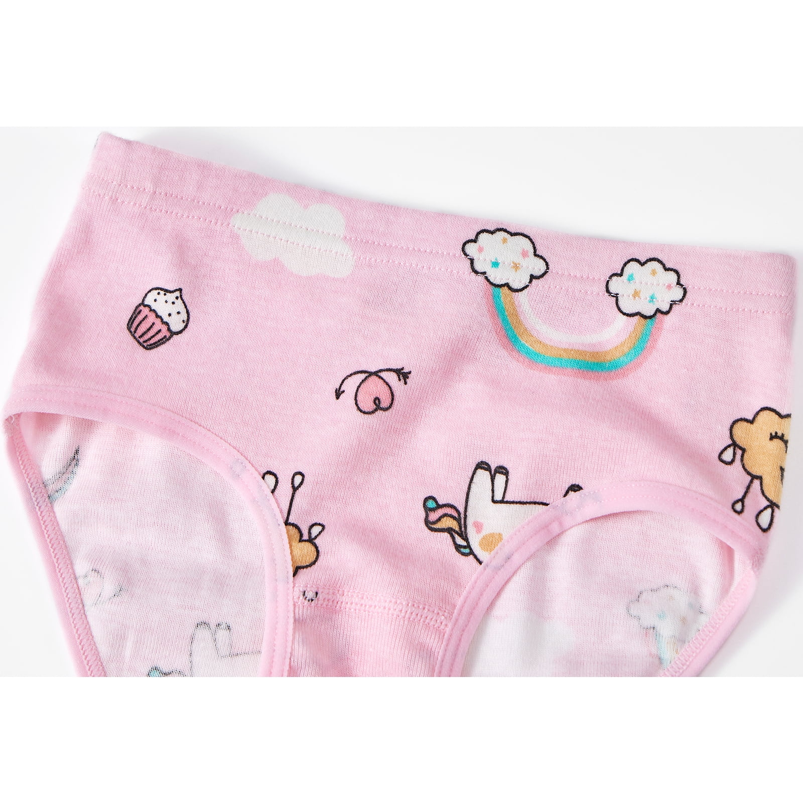 SYNPOS Girls Underwear 100% Cotton Underwear for Girls Breathable Comfort Panty  Briefs Toddler Undies(Pack of 6), Pink/Unicorn/Alpaca, 2-3 Years : Buy  Online at Best Price in KSA - Souq is now 