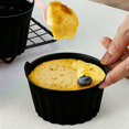 thumbnail image 5 of Air Fryer Poacher Cups | Round Non-Stick Ramekins for Baking & Cooking | Easy Release Food Grade Silicone | Oven, Microwave & Freezer Safe | 6.5x6.5x5cm | Multi-Purpose Dessert & Condiment Cups, 5 of 6