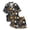 A-Grey60, variant on JAJAHO Halloween Girls Pajama Sets Pumpkin Ghost Short Sleeve Button Up Shirts And Shorts 2 Piece Set 2-13Y