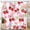 Girly-01, variant on Orange Checkered Shower Curtain, Multicolor 70s Funky Hippie Mid Century Aesthetic Groovy Modern Checkboard Pastel Colorful Waterproof Fabric Bathroom Shower Curtain Set with Hooks, 72"x72" Inch