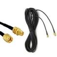 thumbnail image 7 of Extension Cord, Coaxial Cable Extender, RP-SMA Male to RP-SMA Female RF Coax Cable for 4G GPS Mobile Wireless Network Router WiFi Adapter Security Camera, Black, 7 of 7