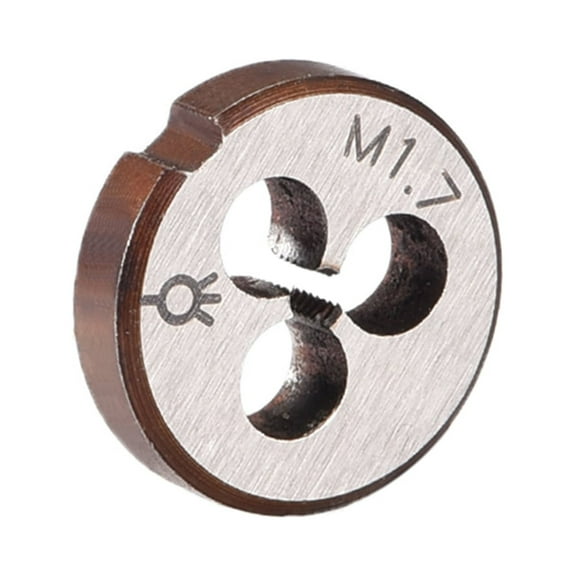 Uxcell M1.7 x 0.35 Metric Alloy Steel Machine Thread Round Threading Dies
