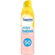 Coppertone WaterBABIES Sunscreen Spray SPF 50, 9.5 oz