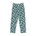 thumbnail image 2 of Vsdgher Daisies Flowers Print Mens Pajama Pants Sleep & Lounge Pants, PJ Bottoms With elastic waistb and Pockets, 2 of 5