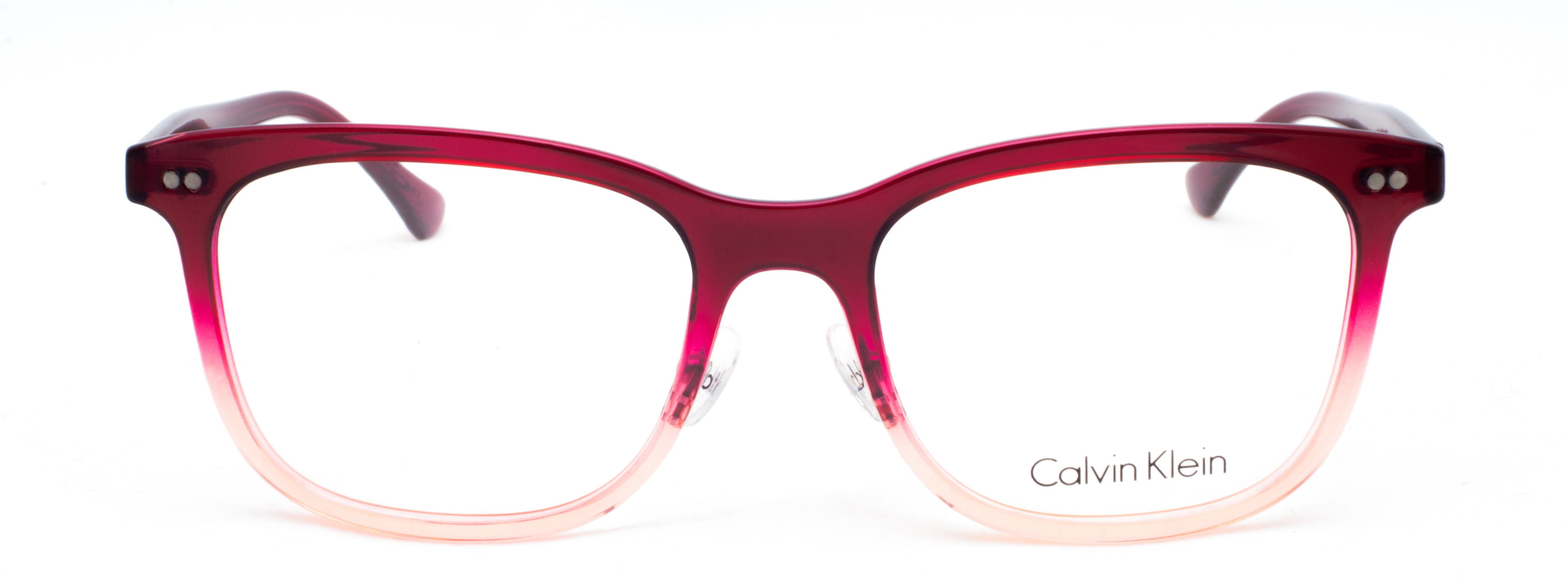 calvin klein red glasses
