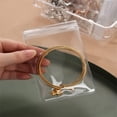 thumbnail image 3 of 20pcs Transparent PVC Jewelry Pouches Bag Anti-Oxidation Zip Lock Storage Bag for Earring Ring Necklace Display Retail Packaging 7x10cm 20pcs, 3 of 6
