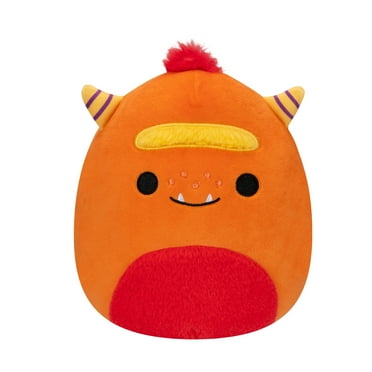 Squishmallows Official 5 inch Orange Monster with Unibrow - Child's Ultra Soft Stuffed Plush Toy