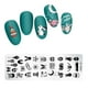 thumbnail image 1 of Impresión de uñas con copos de nieve navideños, plantillas de acero para uñas, pegatinas para uñas, 1 of 3